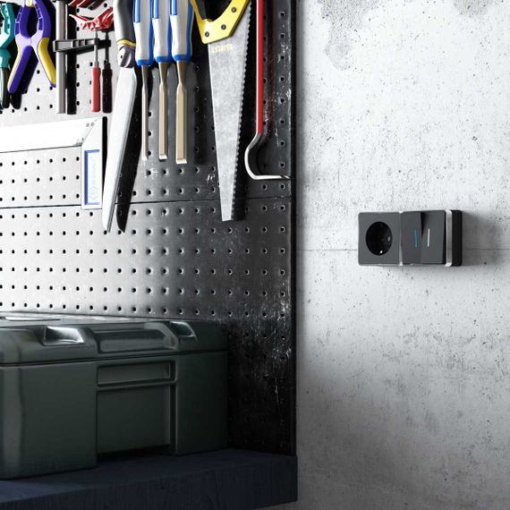 Выключатель двухклавишный Werkel Gallant (черный/хром) W5020135 4690389164224