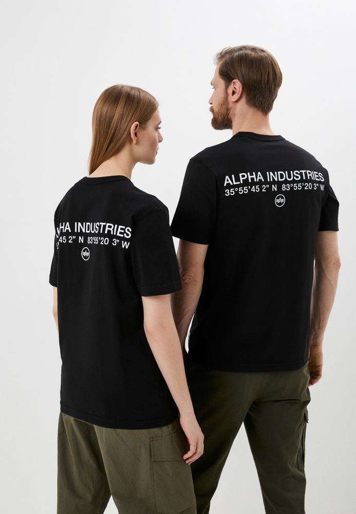 Футболка Alpha Industries Alpha Code Graphic Tee Black