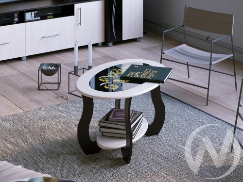 СТЕКЛО для СЖ-6 ФОН с рисунком (черное)