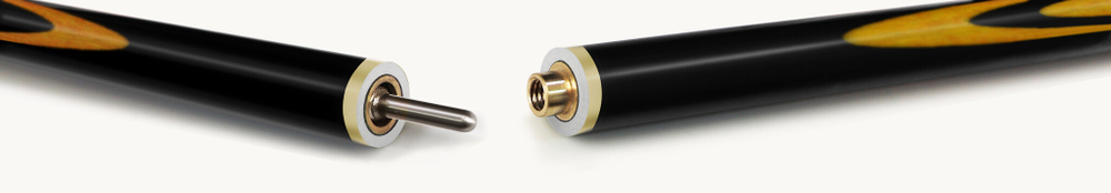 Кий Турмалин, черный граб/белыйграб/желтый граб 9-запилов, 2PC(ЯК)