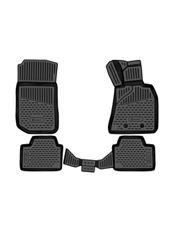 Коврики в салон для BMW Series 3, 2018-, правый руль хетчбек, Австралия, 4шт. (полиуретан) ELEMENT3D02089210K