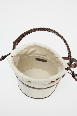 ZARA ХОЛЩОВАЯ ПАНАМА В ПОЛОСКУ, СВЕТЛО-БЕЖЕВЫЙ