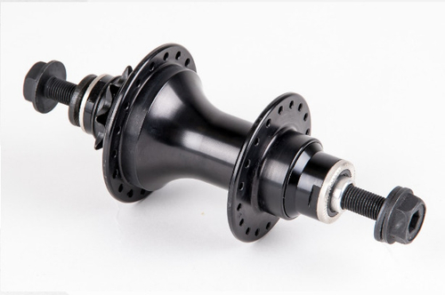 Втулка задняя KT KT-MBAR для БМХ  алюминиевая (CNC), пром. подшипники (5шт), 36 отверстий под спицы 14G, 110x175 мм, полая ось 14 мм, фривил 9T,33042