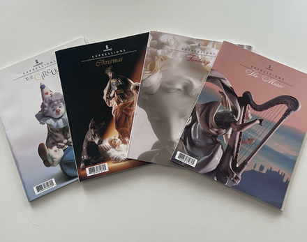 Полный годовой комплект коллекционных журналов «Expressions» (Lladro Collectors Society) за 1999 год