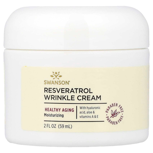 Swanson, Крем от морщин с ресвератролом, 59 мл (2 жидк. унц.)