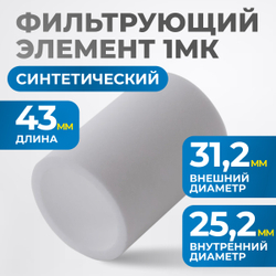 FE4001 Фильтрующий элемент 1 мк