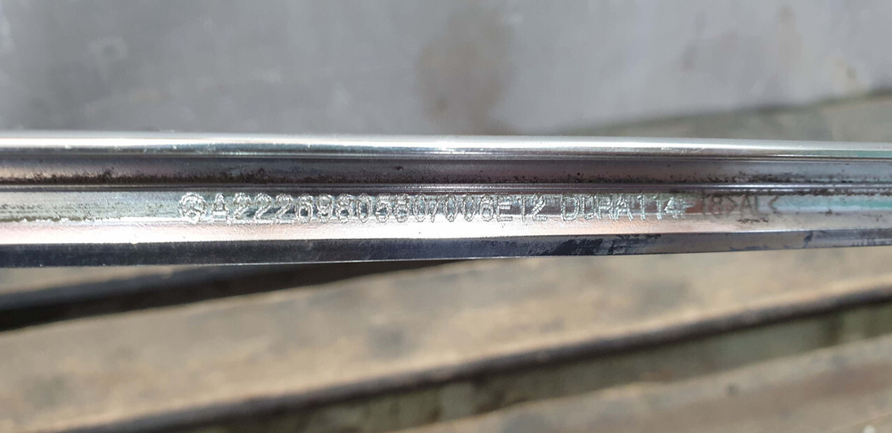 Молдинг двери задней правой Mercedes S (W222) 13-20 Б/У Оригинал A2226980580