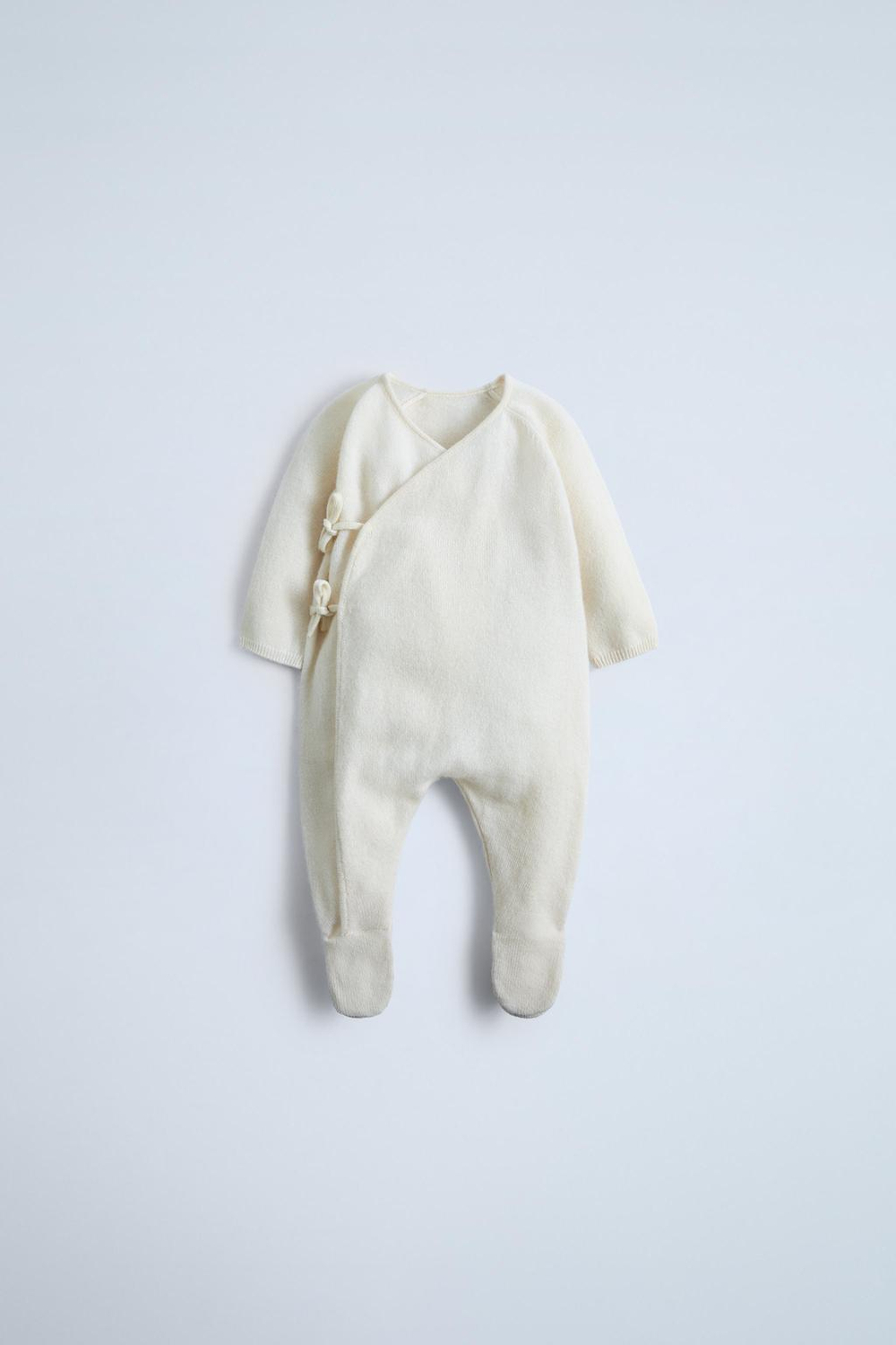 ZARA КОМБИНЕЗОН ИЗ 100% КАШЕМИРА, ЭКРЮ