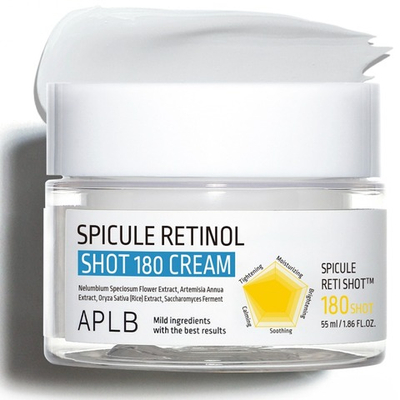 APLB Крем со спикулами и ретинолом Spicule Retinol Shot 180 Cream, 55 мл