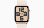 Apple Watch SE Gen 2 44mm (GPS+Cellular) Starlight Aluminum Case with Starlight Sport Loop (MRH13)