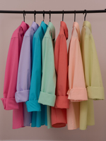 Сорочка мужская ELITA длинный рукав, цвет голубой, хлопок/пэ 70012 35