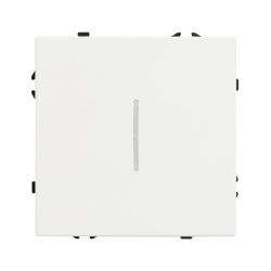 Механизм выключателя одноклавишный непроходной LED SWT-NOBE-MK01-SFPL-L-WH (230V, 10A) (Arlight, Белый кварц) 054232