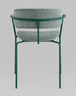 Стул Дженни букле зеленый каркас зеленый полуглянцевый муар