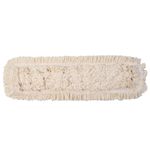 Насадка МОП плоская 60 см для швабры-рамки, карманы, хлопок, VILEDA "ДастМоп", 118102