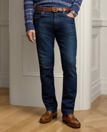 Slim Fit Stretch Jean – мужские узкие джинсы с эффектом потёртости от Ralph Lauren