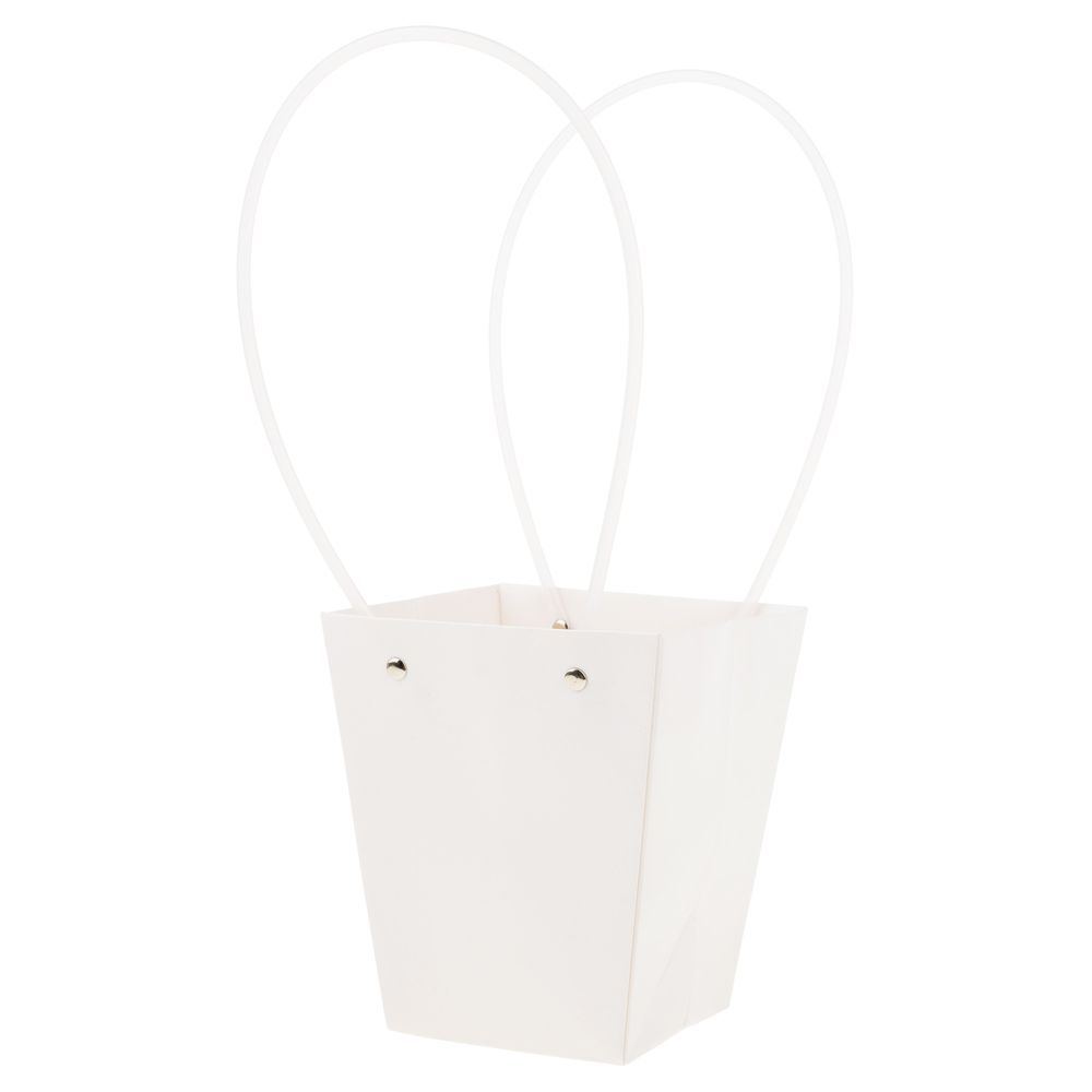 Пакет для цветов КОНУС 13*9,5*15,5 БЕЛЫЙ