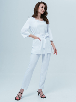 Блуза медицинская женская | Бл-375 3/4 либерти люкс