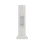 Алюминиевая колонна 0.5 м, цвет светло-серебристый металлик