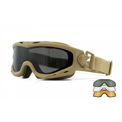 Очки тактические-защитные WILEY-X SPEAR DUAL LENS (FRAME MATTE TAN,LENS:CLEAR+GREY+RUST)
