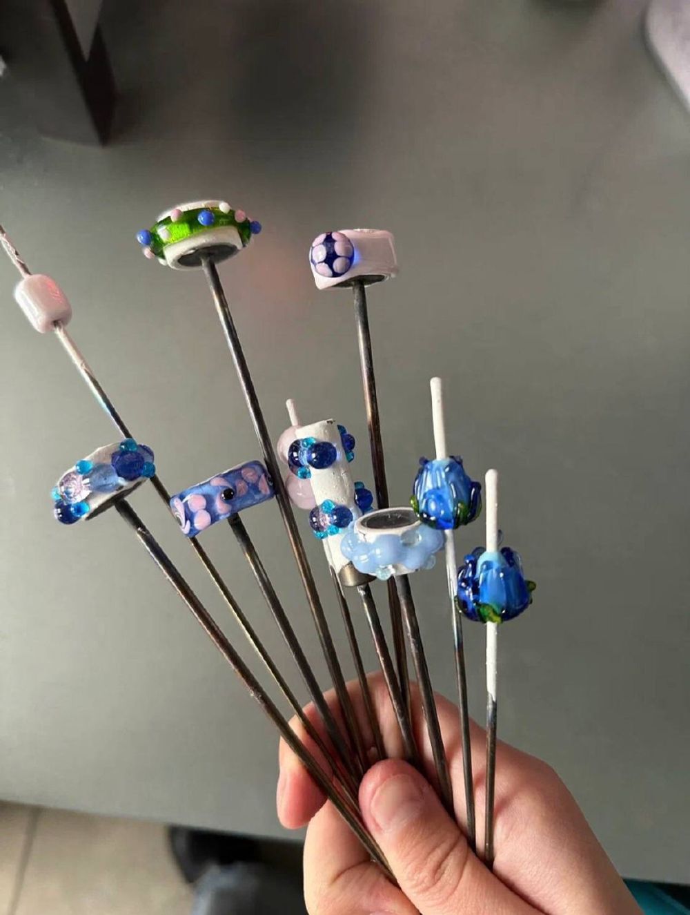 Кольцо Сирень, стекло