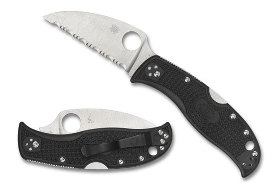 Складной нож Spyderco RockJumper 254SBK c клинком из стали VG-10, рукоять FRN