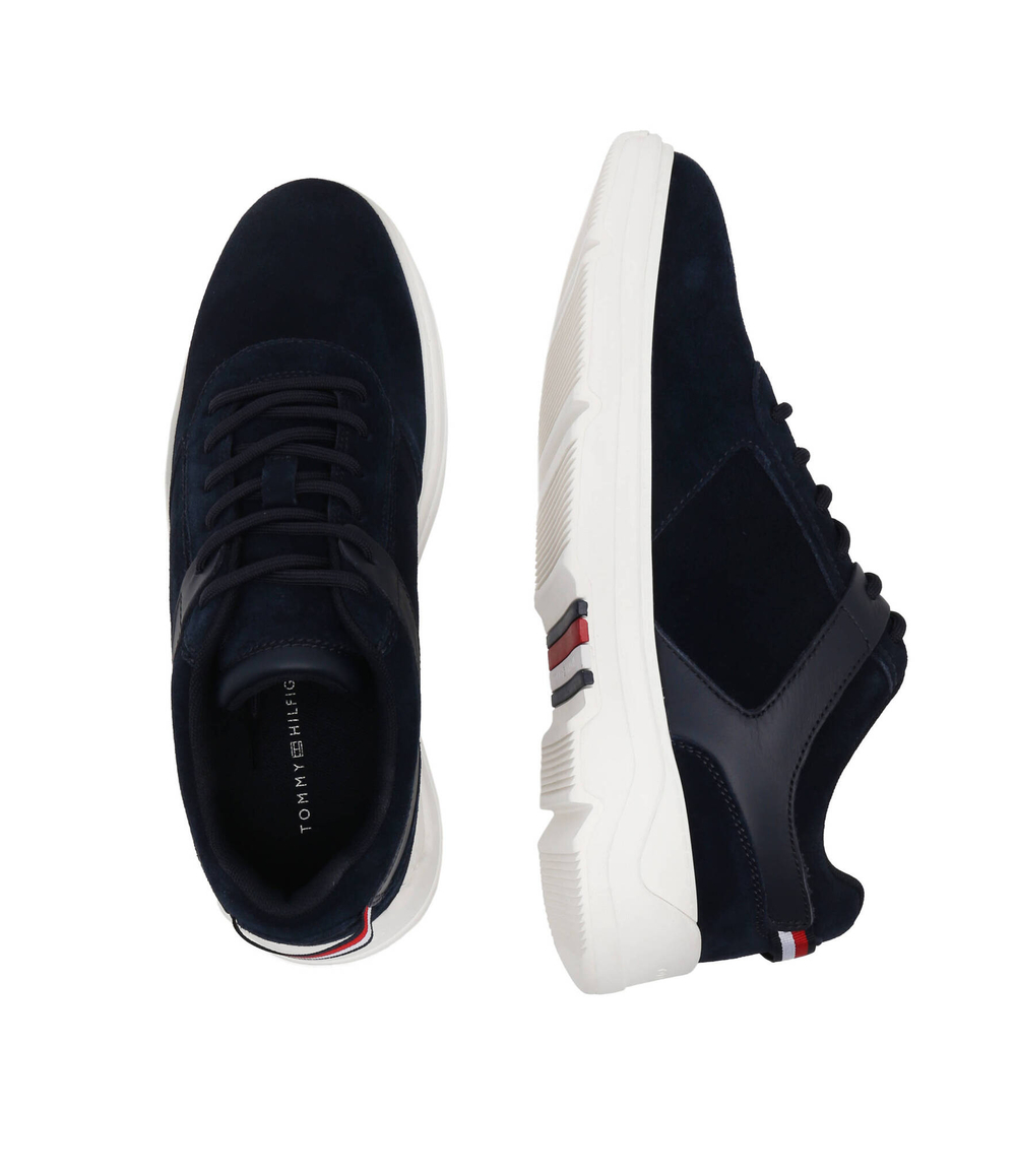 Кожаные кроссовки core hilfiger Tommy Hilfiger - темно-синий(FM0FM04592)