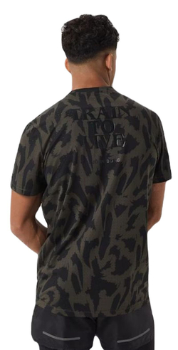 Мужская теннисная футболка Björn Borg Running Perforated - разноцветный