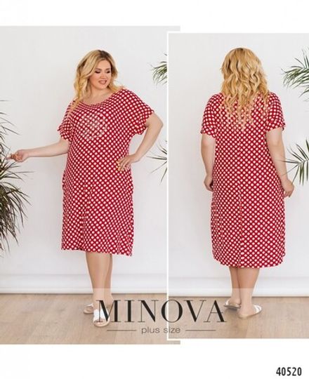 Платье 176Б-красный Minova Фото 1