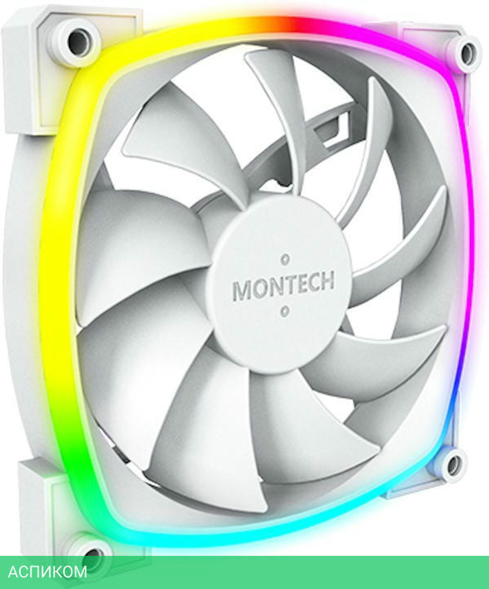 Кулер для процессора Montech AX120 PWM белый