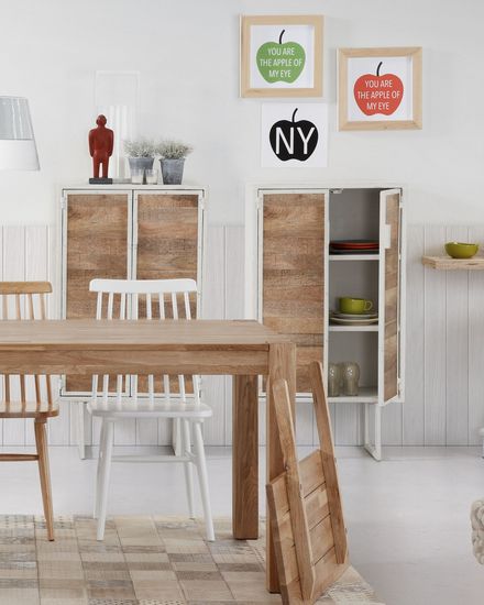 Стол Indra 140 (220) x90 дубовый