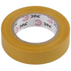 Изолента ЭРА ET1510YEL ПВХ 15мм х 10м желтая | Изолента
