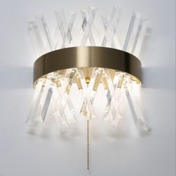 Citilux Ричард CL336313 LED Бра хрустальное с выключателем Бронза