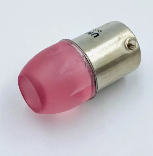 Лампа светодиодная 1156 LED Большой цоколь 3 SMD 1 контакт Свет красный 9/32V Аналог R5W/R10W