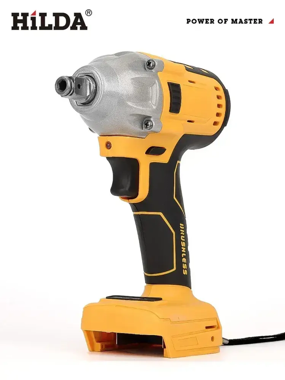 Гайковерт электрический /Винтоверт аккумуляторный ударный бесщеточный ,( Без батареи)