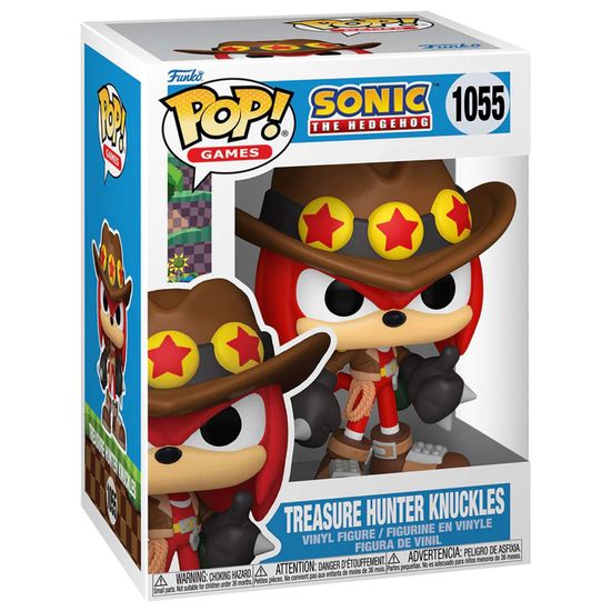 Фигурка Funko POP! Games Sonic the Hedgehog Treasure Hunter Knuckles (1055) 83850 / Фигурка Фанко ПОП! по мотивам серии игр "Соник", Наклз