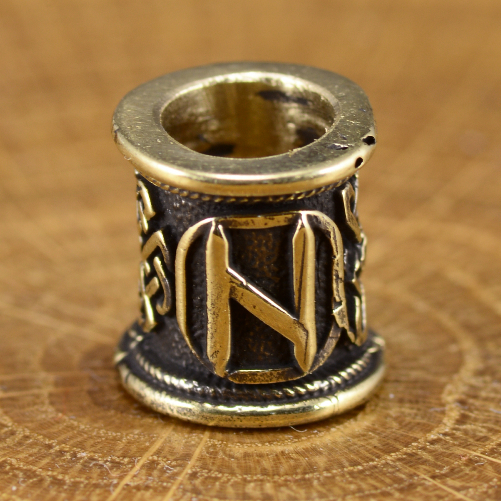 Бусины «РУНЫ» малые из латуни В АССОРТИМЕНТЕ