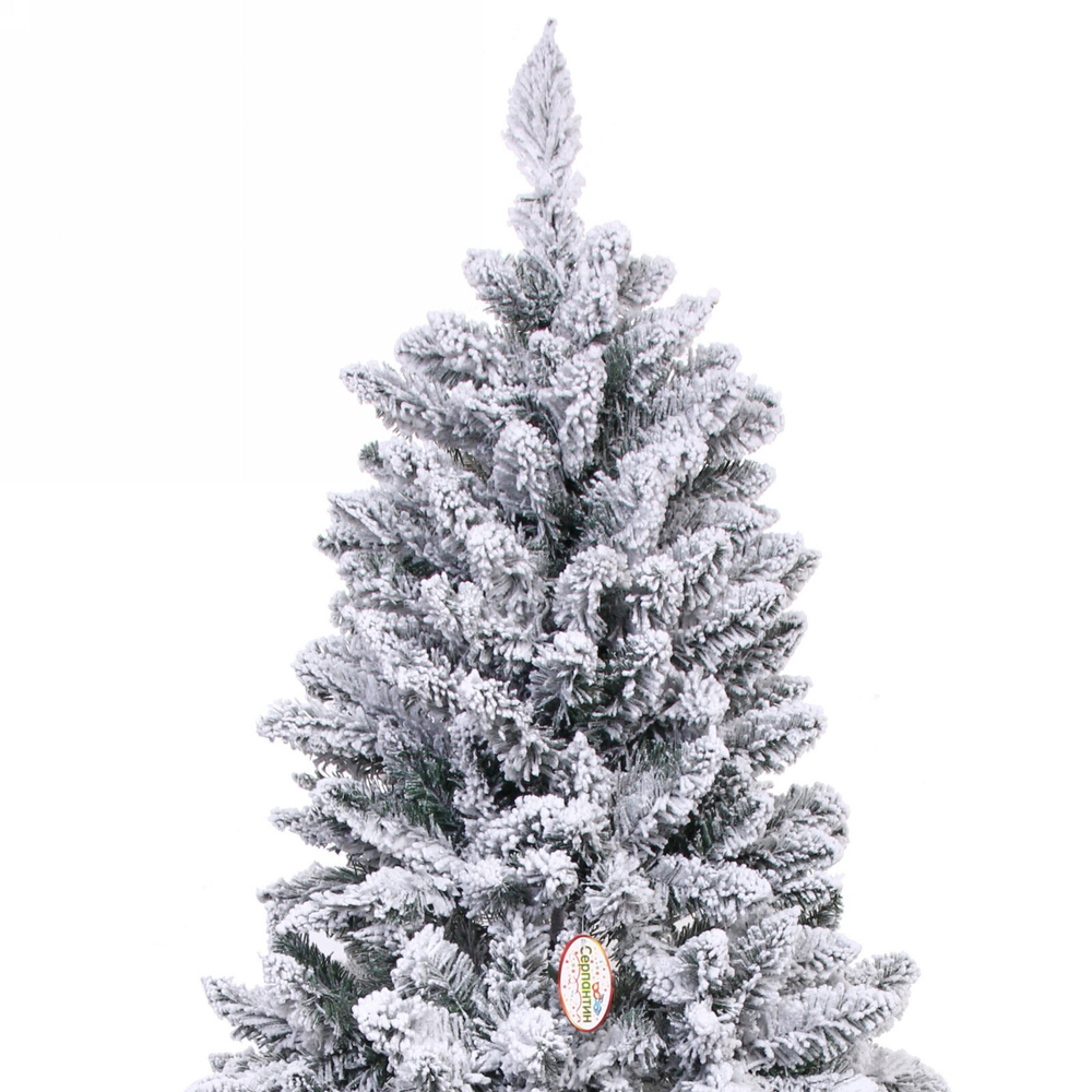 Ёлка «Снежные огни» 180 см, ПВХ с белым напылением 230 ламп LED (728 веток)