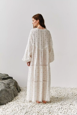 Ярусная туника макси