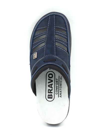 502 | "Ivan leto" | Темно-синие мужские сабо с закрытым носом