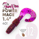 Силиконовая приманка Crazy Fish Powermace 1.4" (40мм)