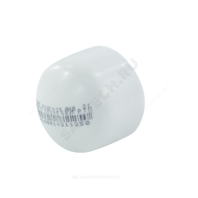 Заглушка (пробка) PP-R белая Дн 25 внутренняя пайка RTP (РосТурПласт) 10549