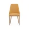 Стул Rosie желтый с ножками из массива ясеня
