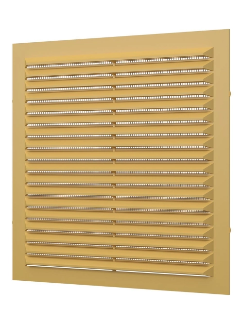 Решетка вен. с сеткой 195*195 беж. 1919С