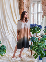 Платье ГРАДИЕНТ короткое (дюна)