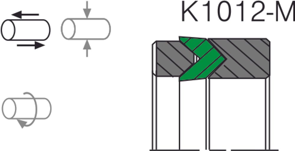 Уплотнение поршня K1012-T / K1012-M аналог аксиос Aksios