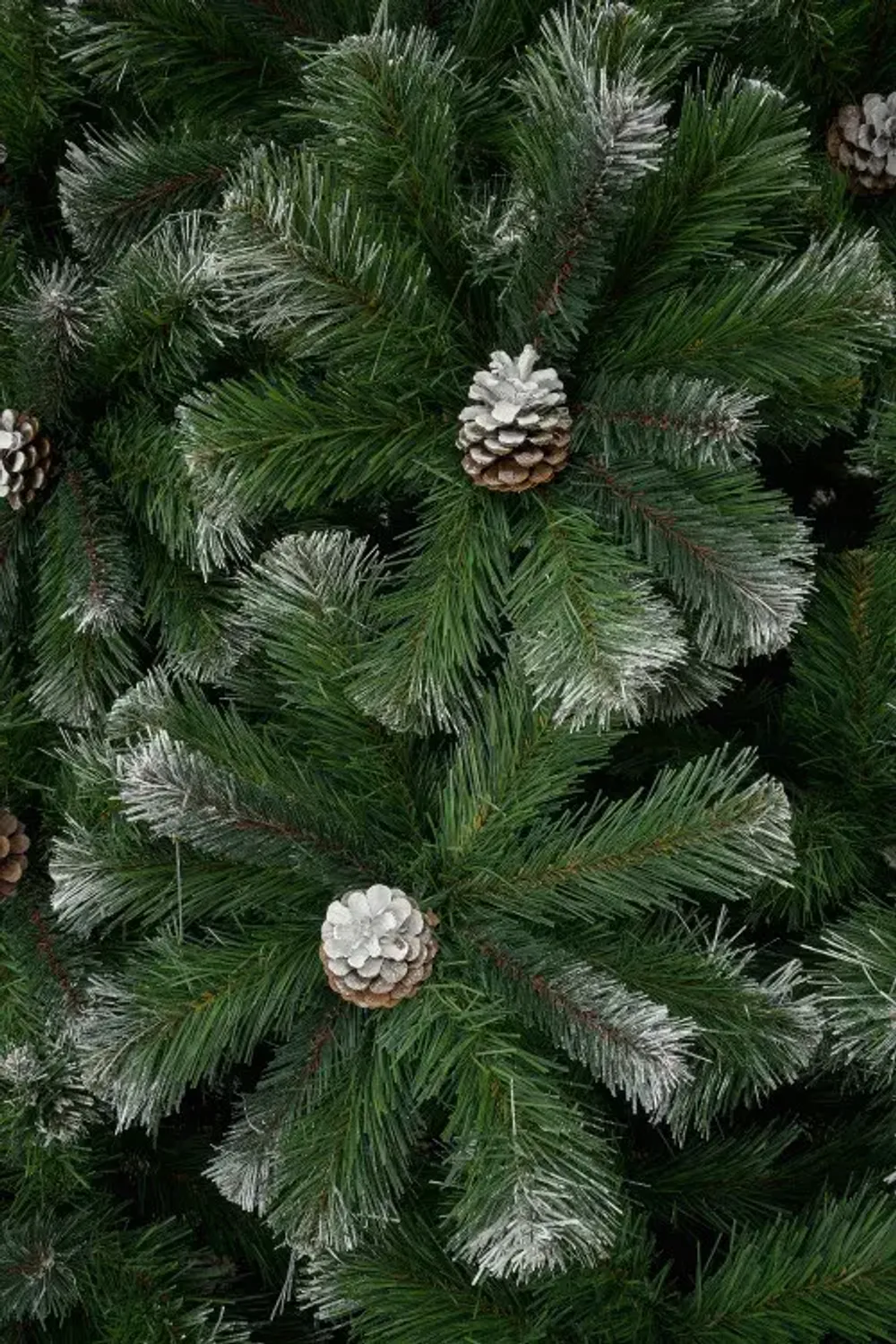 Большая елка с шишками «Снежная королева» (Пвх) 3,5 м