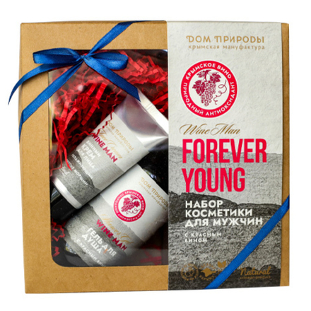 Подарочный набор для мужчин Forever young Wine Men, 470 г (13,45 б)