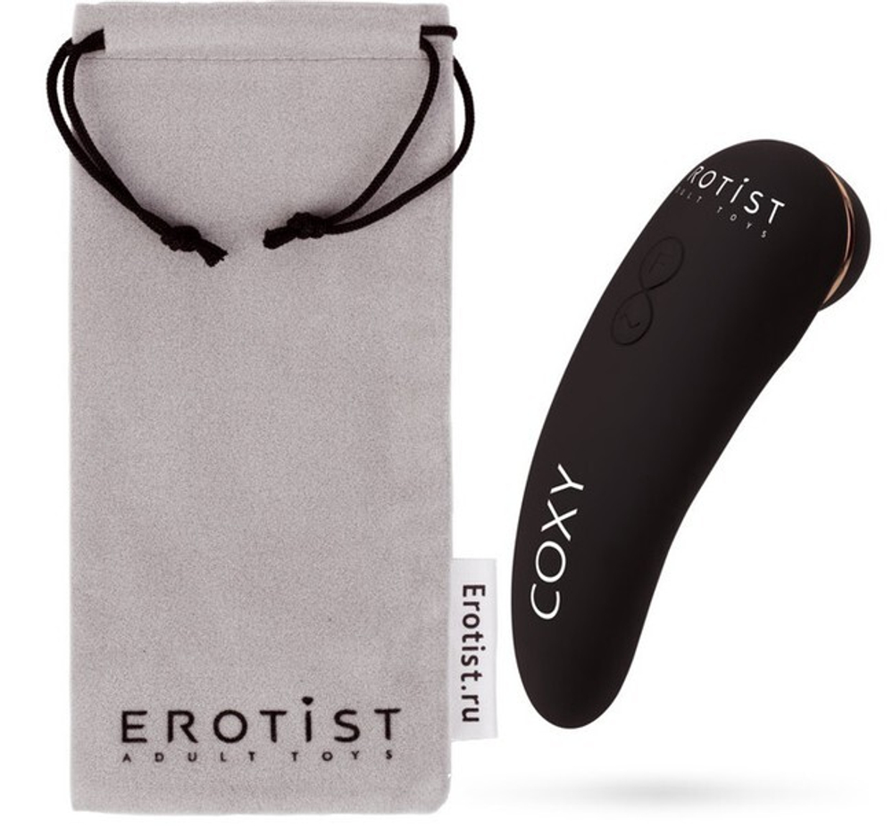 Вакуум-волновой бесконтактный стимулятор клитора с вибрацией (10 режимов + 16 режимов) (Цвет: черный с золотым)