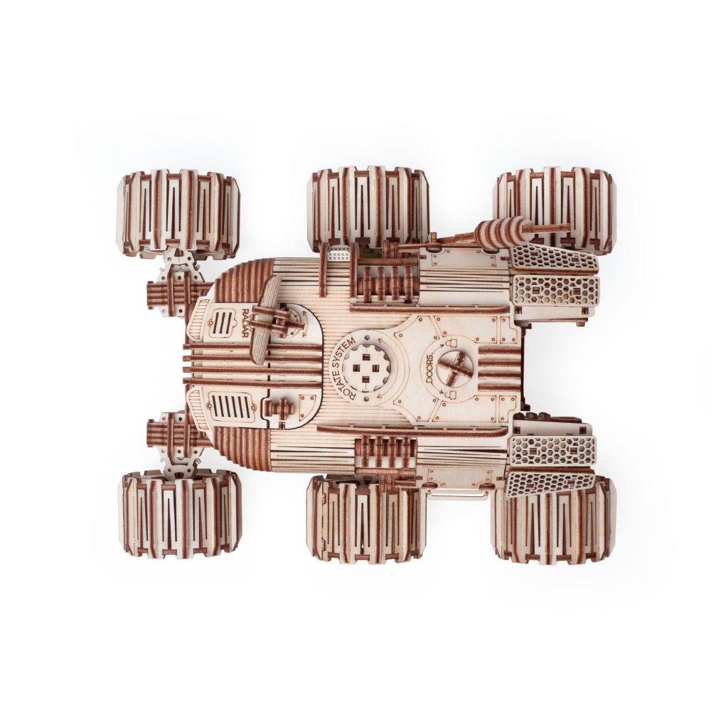 Деревянный конструктор Марсоход Террмаформатор-HOBOS со светом (Lemmo)