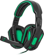 Игровые наушники Defender Warhead G-275 Black/Green (64122)